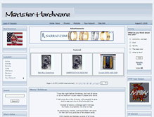 Tablet Screenshot of monster-hardware.com